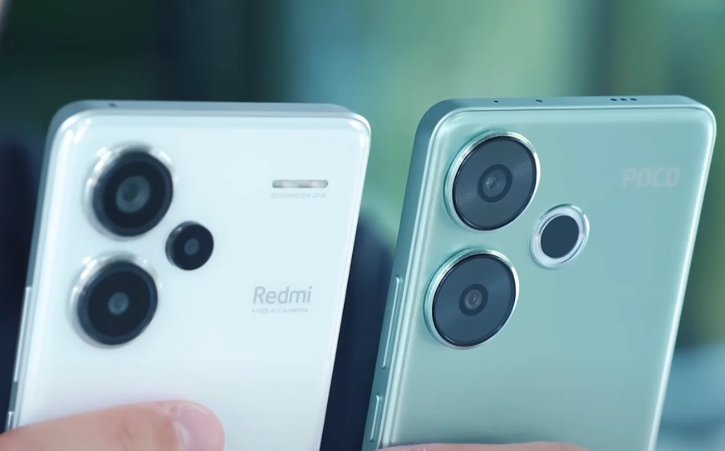 design poco vs redmi