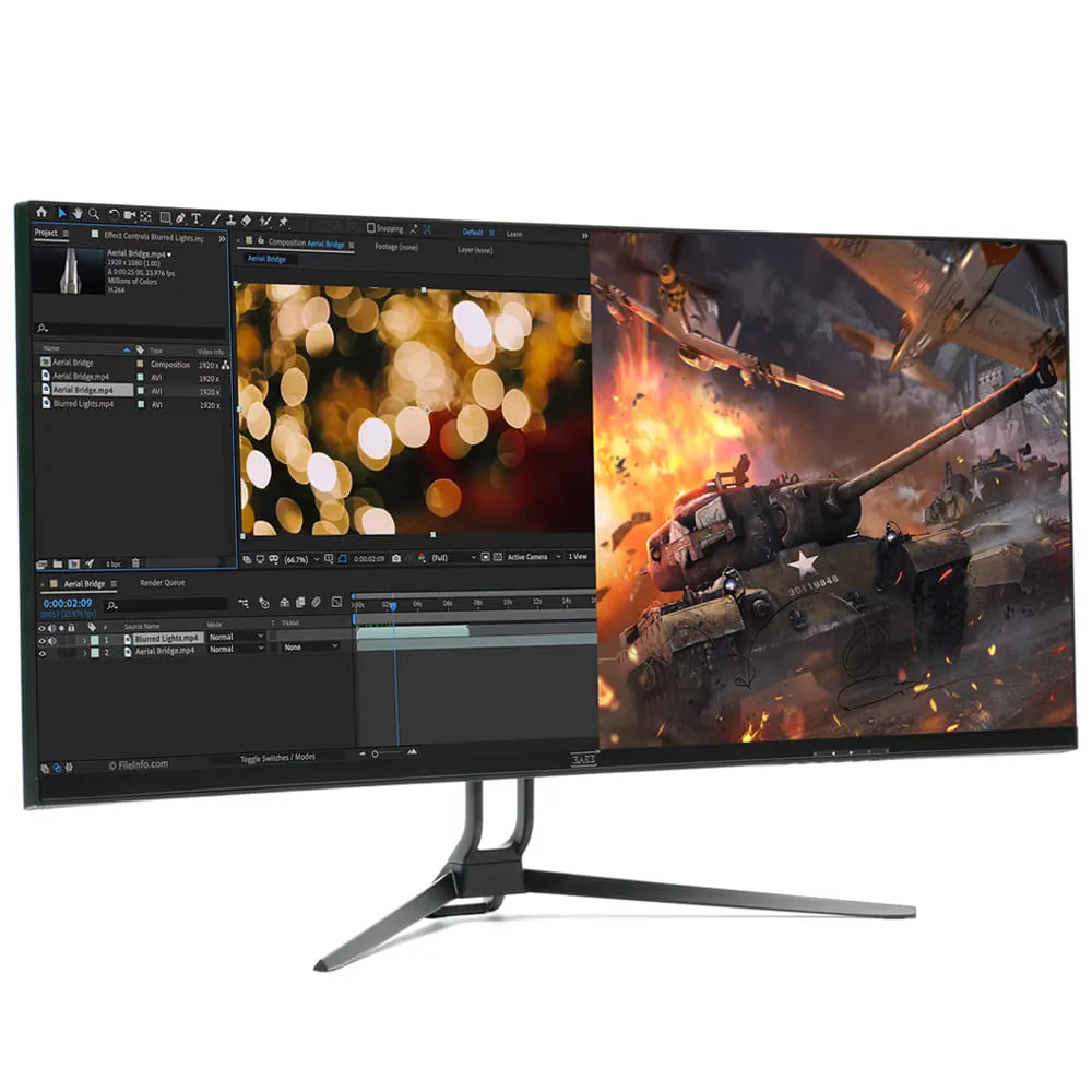 EASE PG34RWI 34 Curved IPS Monitor TechBazaar